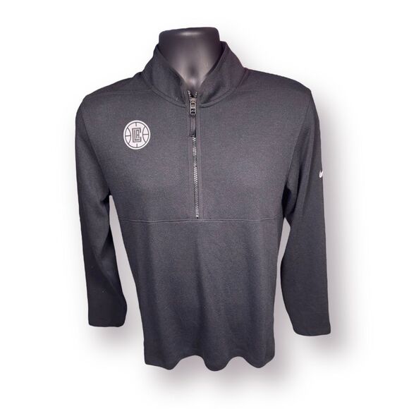 Nike Dri-Fit LA Clippers half zip long sleeve jacket men’s size‎ small - Picture 1 of 7